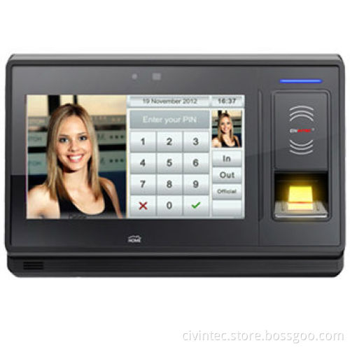 7'' touchscreen NFC Biometric Fingerprint Time Attendance Android/Linux Terminal with GPRS, WiFi